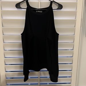 Cold shoulder long sleeve top